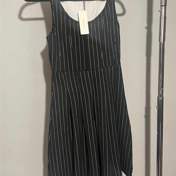 Dresses & Skirts - Black and White Striped Dress